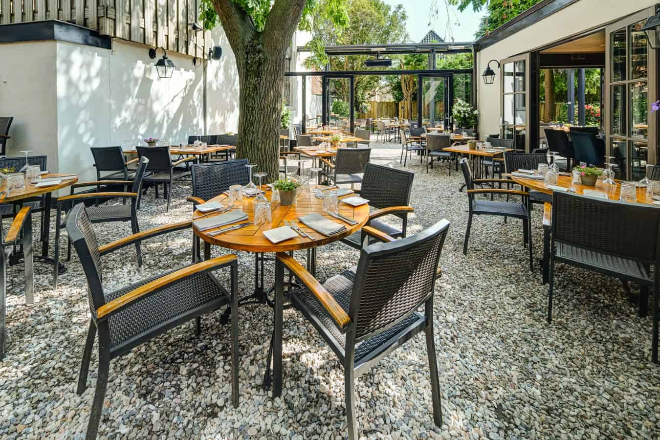 De Heeren van Montfoort terras lunch - diner - overdekt verwarmd utrecht midden in Nederland 1-min