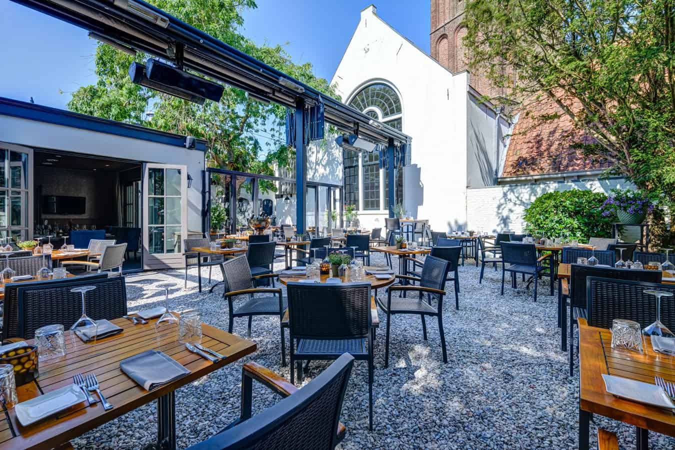 De Heeren van Montfoort terras lunch - diner - overdekt verwarmd utrecht midden in Nederland 5-min